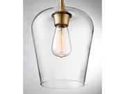 Savoy House 7-4036-1-322 One Light Pendant, Warm Brass (6)