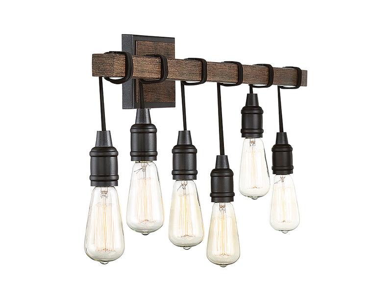 Savoy House 8-993-6-41 Six Light Bath Bar, Durango (5)