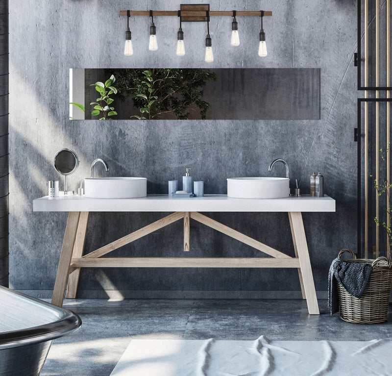 Savoy House 8-993-6-41 Six Light Bath Bar, Durango (6)