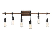 Savoy House 8-993-6-41 Six Light Bath Bar, Durango
