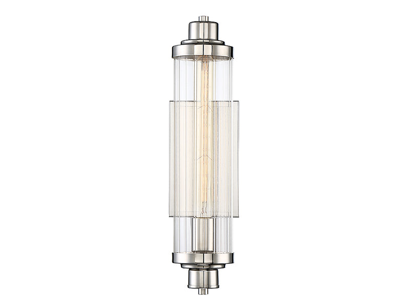 Savoy House 9-16000-1-109 One Light Wall Sconce, Polished Nickel (2)