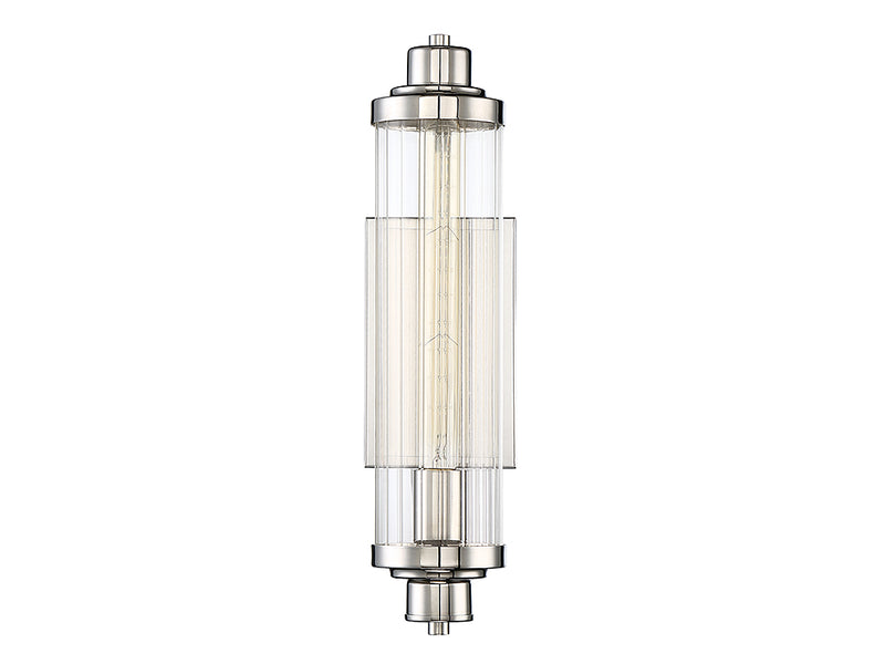 Savoy House 9-16000-1-109 One Light Wall Sconce, Polished Nickel (3)