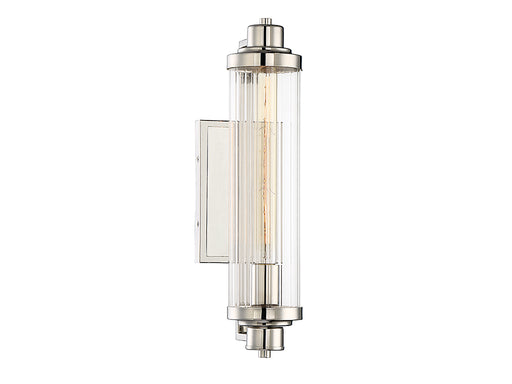Savoy House 9-16000-1-109 One Light Wall Sconce, Polished Nickel