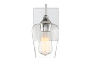 Savoy House 9-4030-1-11 One Light Wall Sconce, Polished Chrome (2)