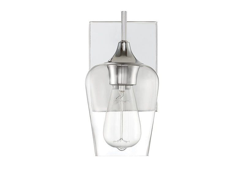 Savoy House 9-4030-1-11 One Light Wall Sconce, Polished Chrome (3)