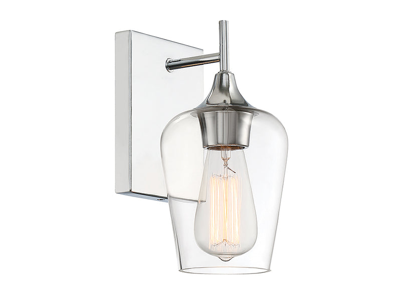 Savoy House 9-4030-1-11 One Light Wall Sconce, Polished Chrome (4)