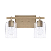 Capital Lighting 128521AD-449 Greyson Two Light Vanity, Aged Brass Main Image.jpg