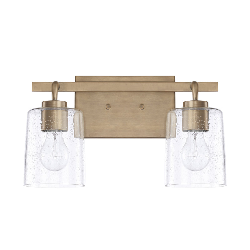 Capital Lighting 128521AD-449 Greyson Two Light Vanity, Aged Brass Main Image.jpg