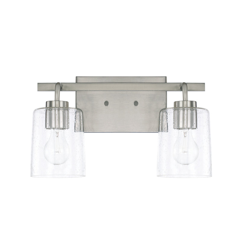 Capital Lighting 128521BN-449 Greyson Two Light Vanity, Brushed Nickel Main Image.jpg