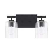 Capital Lighting 128521MB-449 Greyson Two Light Vanity, Matte Black Main Image.jpg