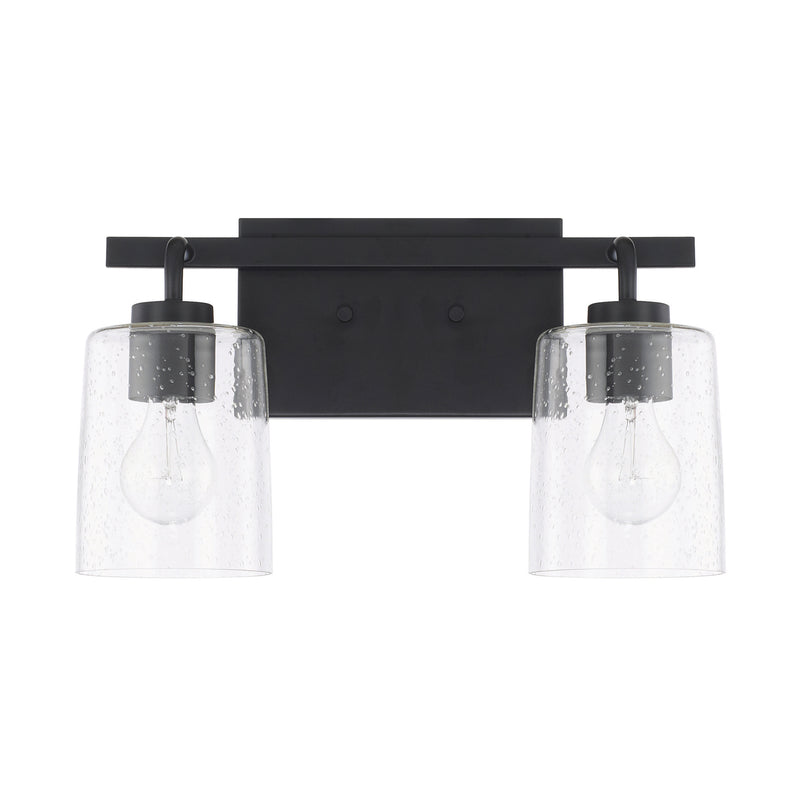 Capital Lighting 128521MB-449 Greyson Two Light Vanity, Matte Black Main Image.jpg