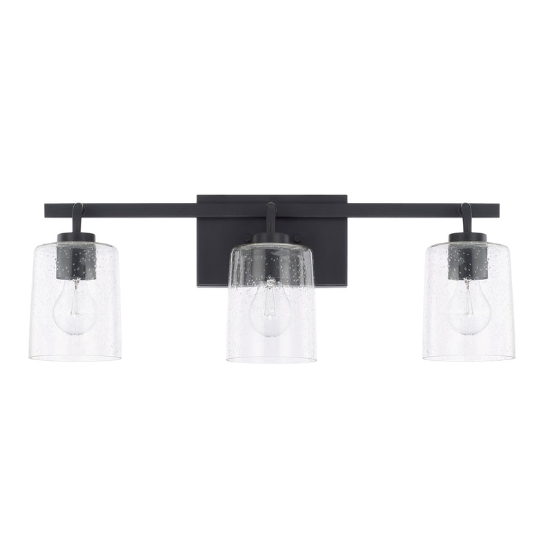 Capital Lighting 128531MB-449 Greyson Three Light Vanity, Matte Black Main Image.jpg