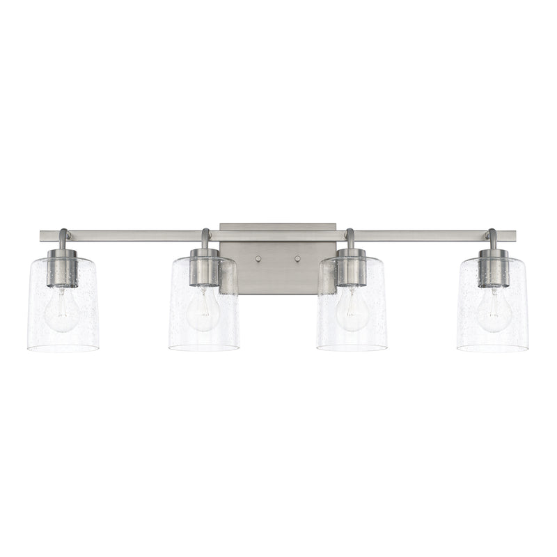 Capital Lighting 128541BN-449 Greyson Four Light Vanity, Brushed Nickel Main Image.jpg