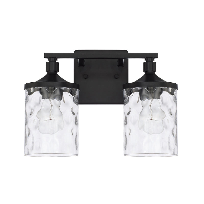 Capital Lighting 128821MB-451 Colton Two Light Vanity, Matte Black Main Image.jpg