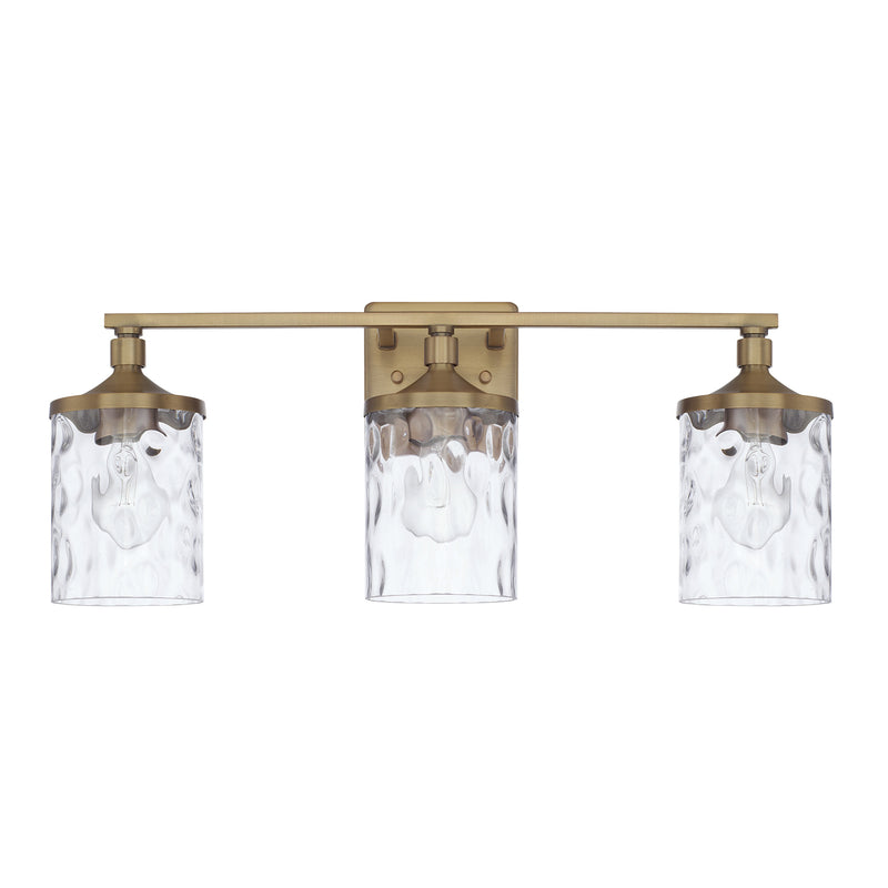 Capital Lighting 128831AD-451 Colton Three Light Vanity, Aged Brass Main Image.jpg