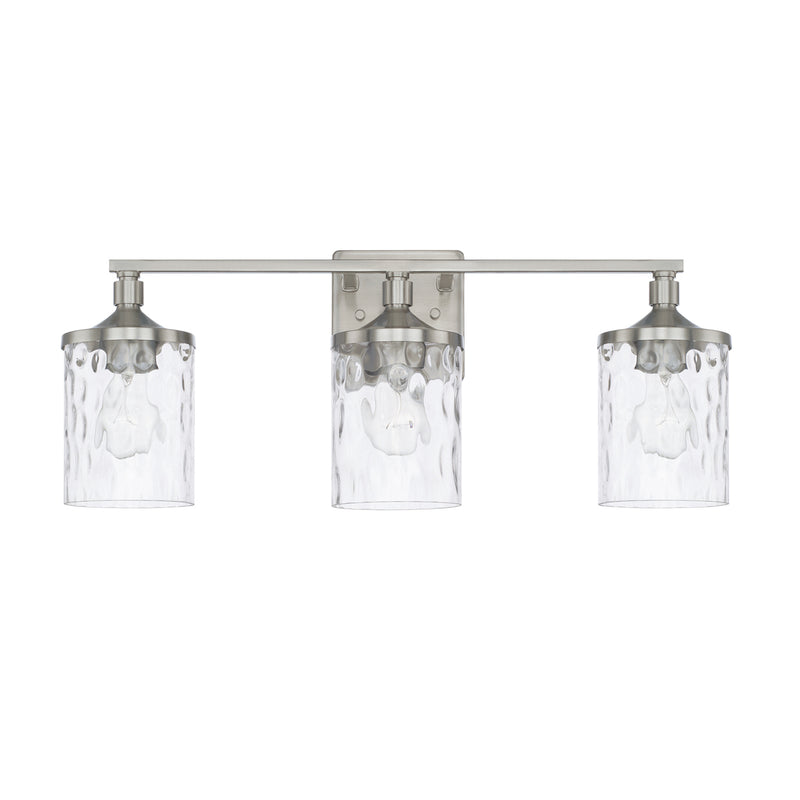 Capital Lighting 128831BN-451 Colton Three Light Vanity, Brushed Nickel Main Image.jpg