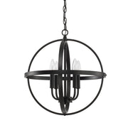 Capital Lighting 317541MB Hartwell Four Light Pendant, Matte Black Main Image.jpg