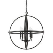 Capital Lighting 317542MB Hartwell Four Light Pendant, Matte Black Main Image.jpg