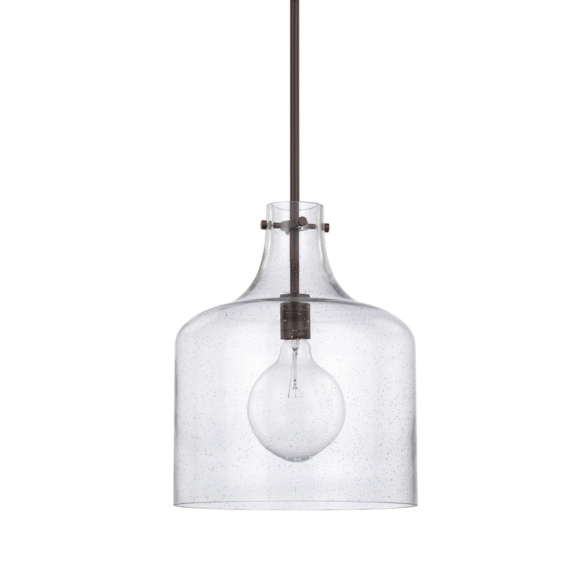 Capital Lighting 325712BZ Crawford One Light Pendant, Bronze Main Image.jpg