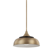 Capital Lighting 325713BX Max One Light Pendant, Brass and Onyx Main Image.jpg