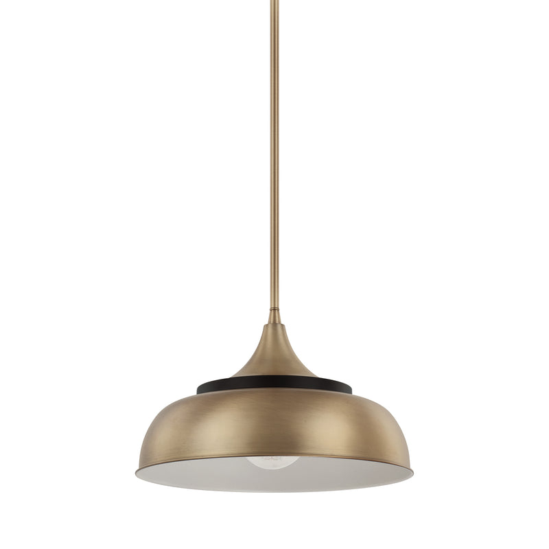 Capital Lighting 325713BX Max One Light Pendant, Brass and Onyx Main Image.jpg