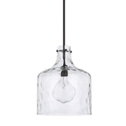 Capital Lighting 325717BZ Crawford One Light Pendant, Bronze Main Image.jpg