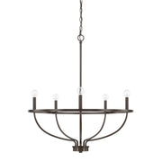 Capital Lighting 428551BZ Greyson Five Light Chandelier, Bronze Main Image.jpg