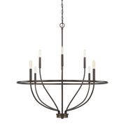 Capital Lighting 428581BZ Greyson Eight Light Chandelier, Bronze Main Image.jpg