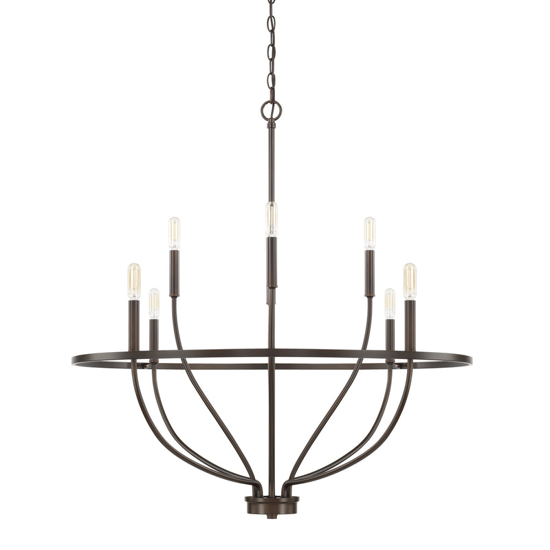 Capital Lighting 428581BZ Greyson Eight Light Chandelier, Bronze Main Image.jpg