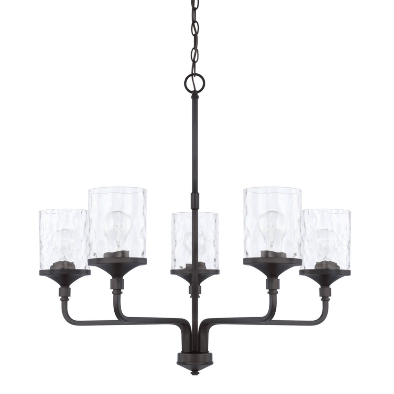 Capital Lighting 428851MB-451 Colton Five Light Chandelier, Matte Black Main Image.jpg