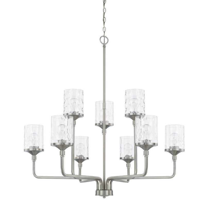 Capital Lighting 428891BN-451 Colton Nine Light Chandelier, Brushed Nickel Main Image.jpg