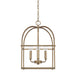 Capital Lighting 527542AD Aubrey Four Light Foyer Pendant, Aged Brass Main Image.jpg