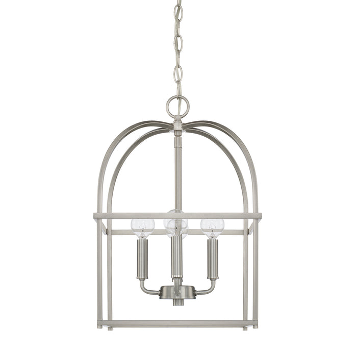 Capital Lighting 527542BN Aubrey Four Light Foyer Pendant, Brushed Nickel Main Image.jpg