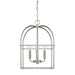 Capital Lighting 527542BN Aubrey Four Light Foyer Pendant, Brushed Nickel Main Image.jpg