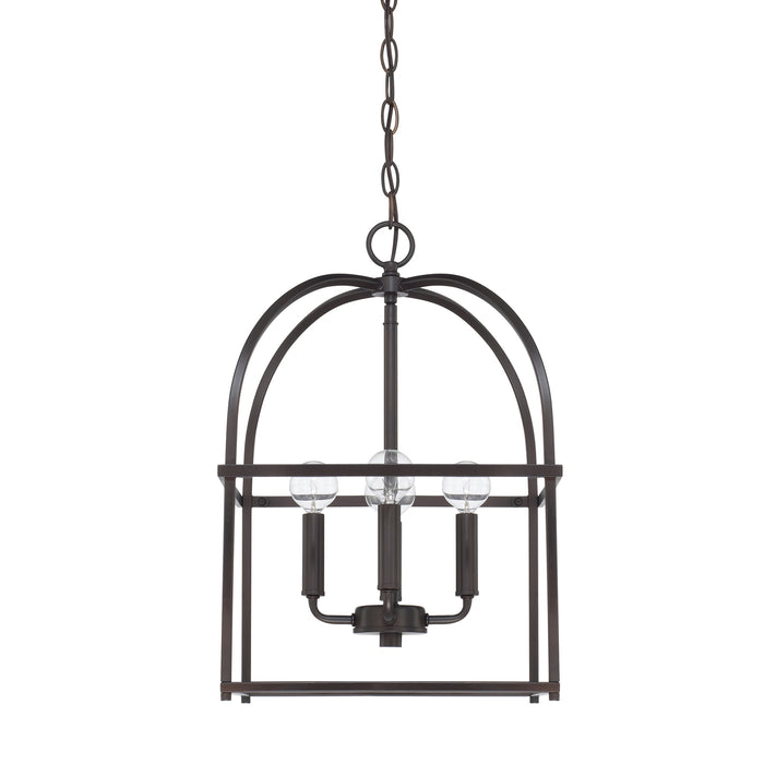 Capital Lighting 527542MB Aubrey Four Light Foyer Pendant, Matte Black Main Image.jpg