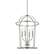 Capital Lighting 528541BN Greyson Four Light Foyer Pendant, Brushed Nickel Main Image.jpg
