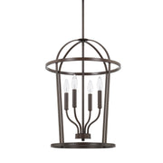 Capital Lighting 528541BZ Greyson Four Light Foyer Pendant, Bronze Main Image.jpg