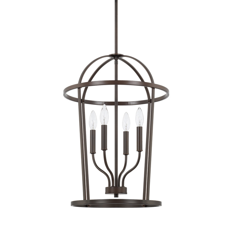 Capital Lighting 528541BZ Greyson Four Light Foyer Pendant, Bronze Main Image.jpg