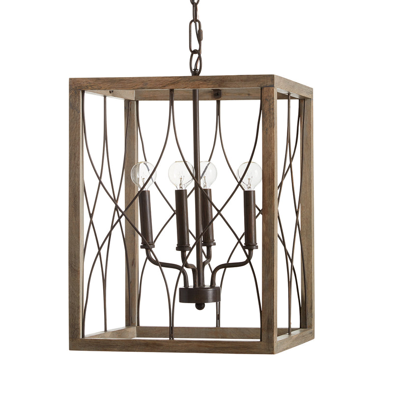 Capital Lighting 529141NG Tybee Four Light Foyer Pendant, Nordic Grey Main Image.jpg