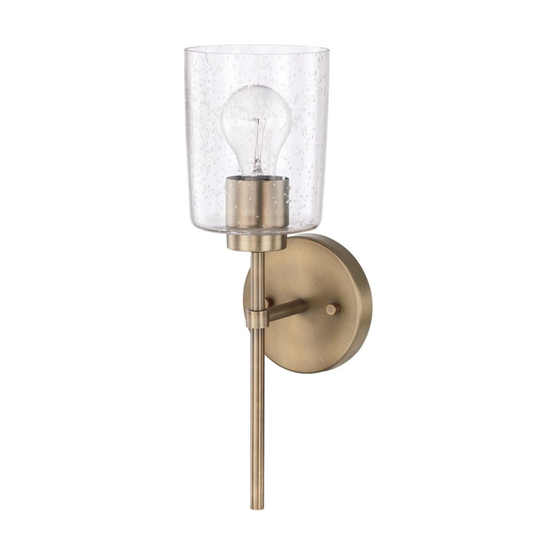 Capital Lighting 628511AD-449 Greyson One Light Wall Sconce, Aged Brass Main Image.jpg