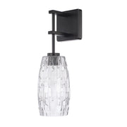 Capital Lighting 628611MB-450 Casper One Light Wall Sconce, Matte Black Main Image.jpg