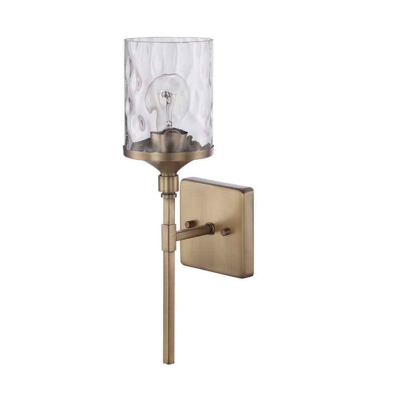 Capital Lighting 628811AD-451 Colton One Light Wall Sconce, Aged Brass Main Image.jpg