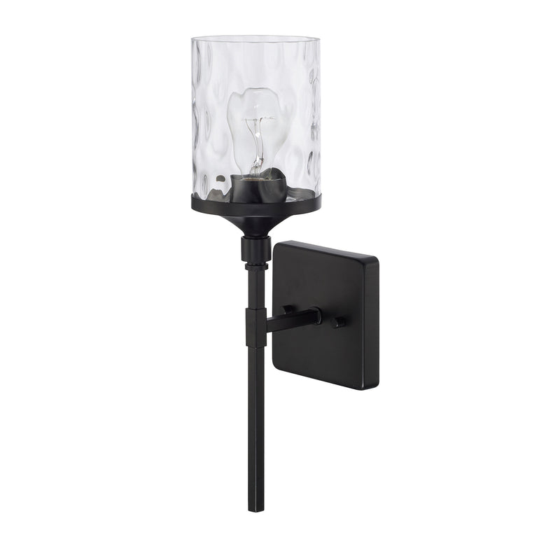 Capital Lighting 628811MB-451 Colton One Light Wall Sconce, Matte Black Main Image.jpg