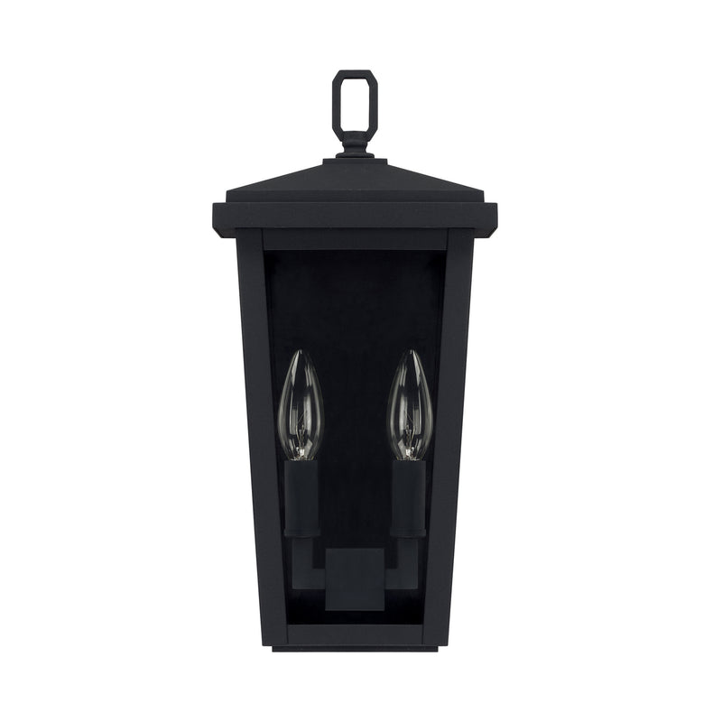 Capital Lighting 926221BK Donnelly Two Light Outdoor Wall Lantern, Black Main Image.jpg