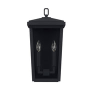 Capital Lighting 926222BK Donnelly Two Light Outdoor Wall Lantern, Black Main Image.jpg