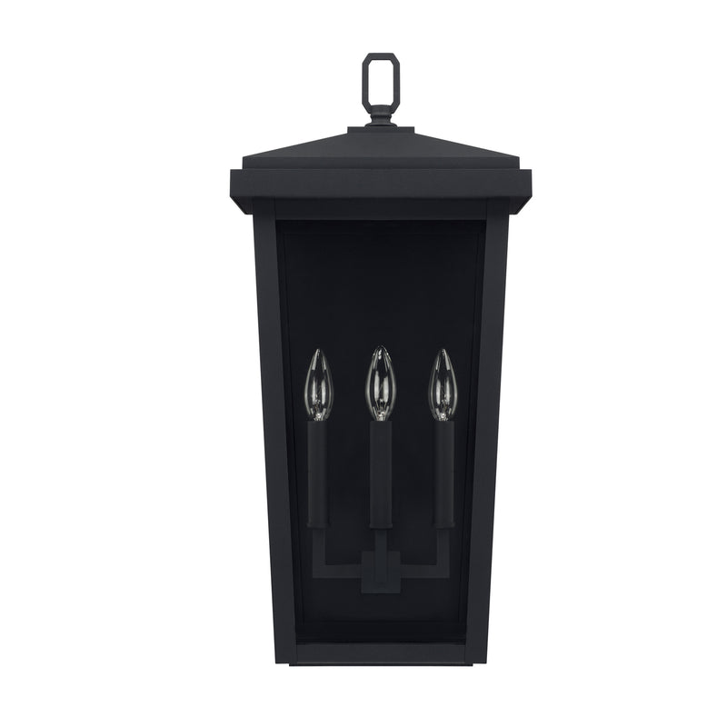 Capital Lighting 926232BK Donnelly Three Light Outdoor Wall Lantern, Black Main Image.jpg