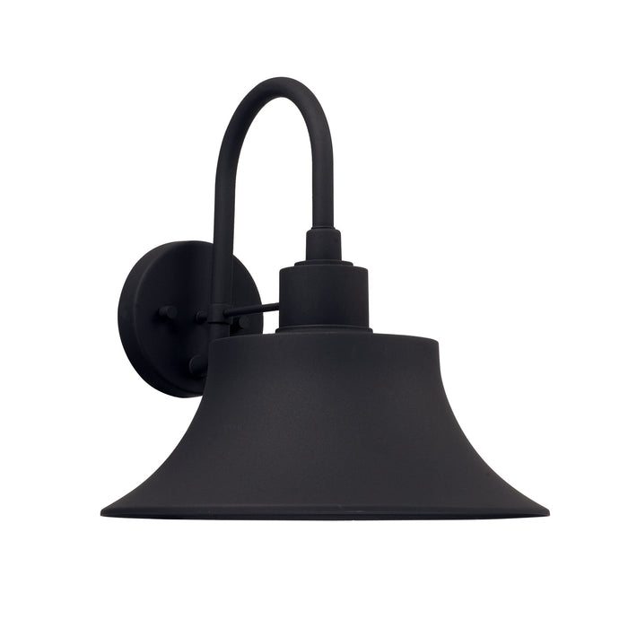 Capital Lighting 926312BK Brock One Light Outdoor Wall Lantern, Black Main Image.jpg