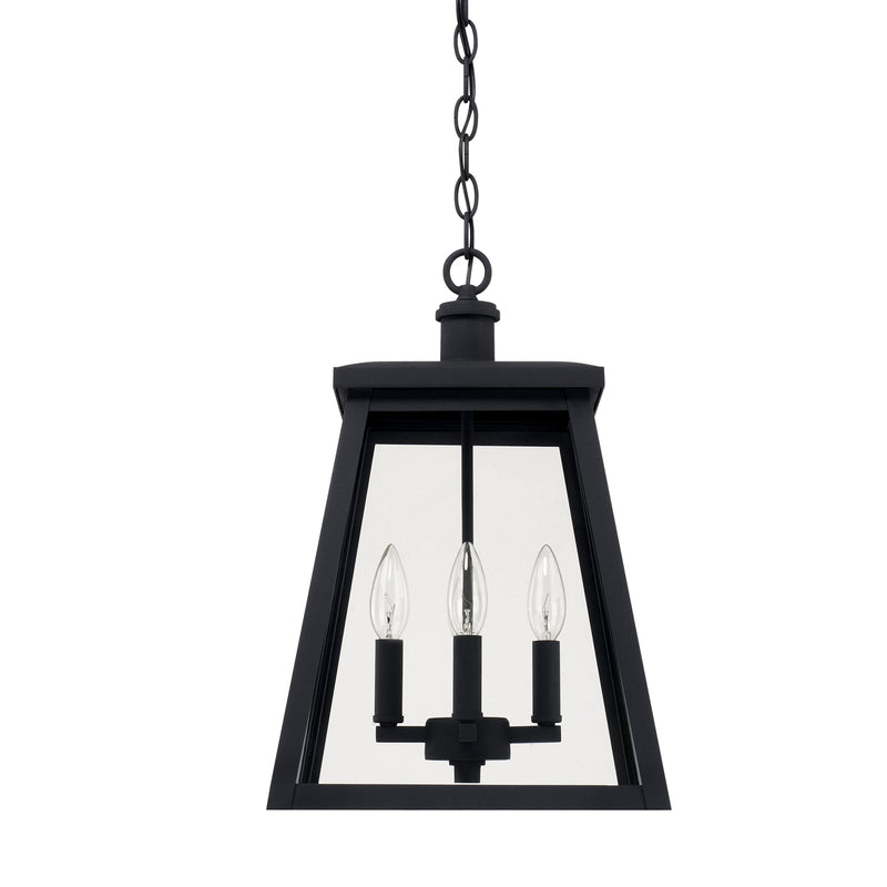 Capital Lighting 926842BK Belmore Four Light Outdoor Hanging Lantern, Black Main Image.jpg