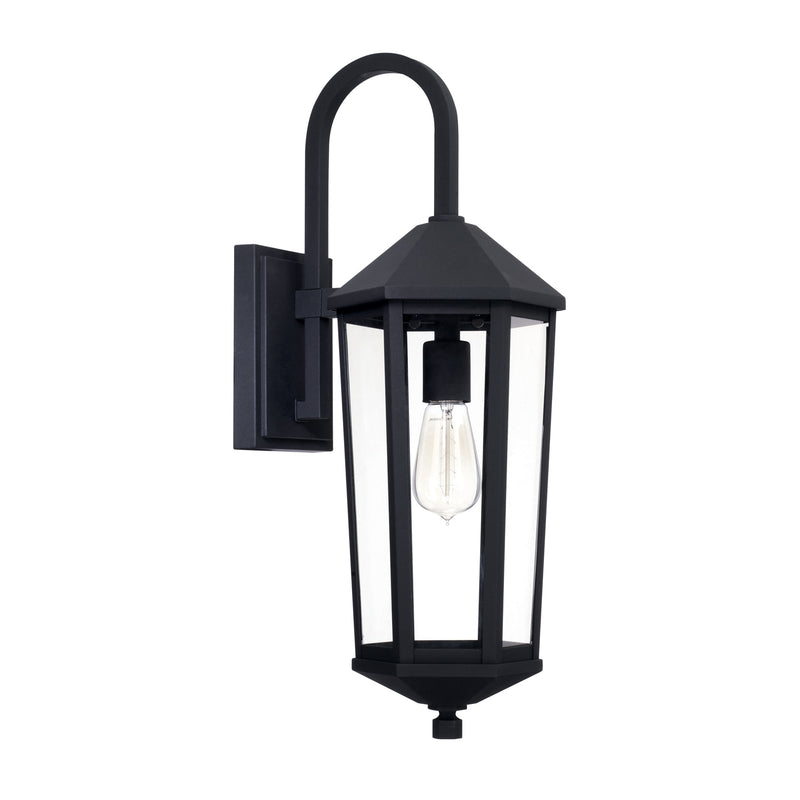 Capital Lighting 926911BK Ellsworth One Light Outdoor Wall Lantern, Black Main Image.jpg