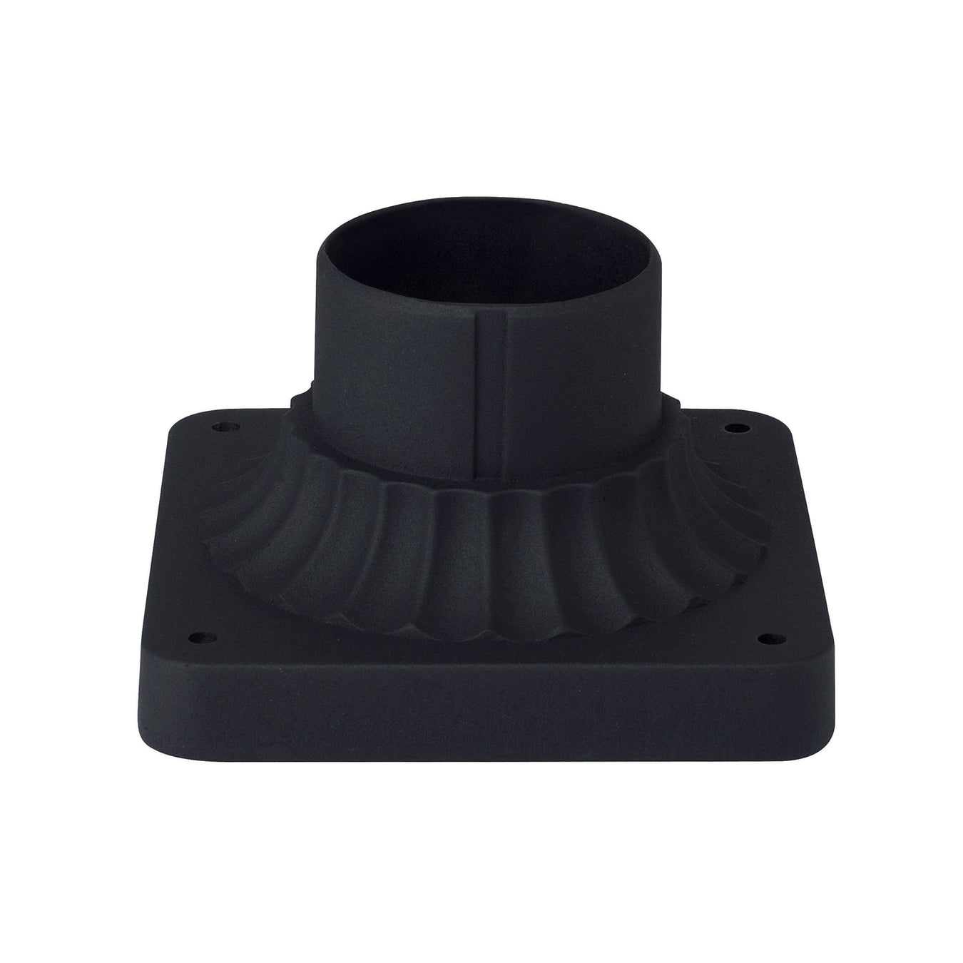 Capital Lighting 929902BK Outdoor Pier Mount Flange, Black Main Image.jpg